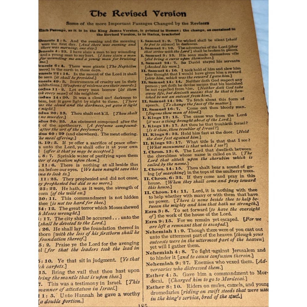 Rare 1920s - 30's Self Pronouncing KJV Holy Bible Red Edges Study Reference - Picture 13 of 15